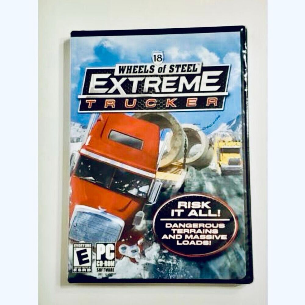 New & Sealed 18 WHEELS OF STEEL: EXTREME TRUCKER! PC CD-ROM SOFTWARE